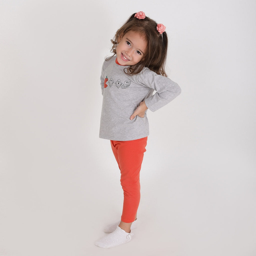 Gris Chiné / Orangé