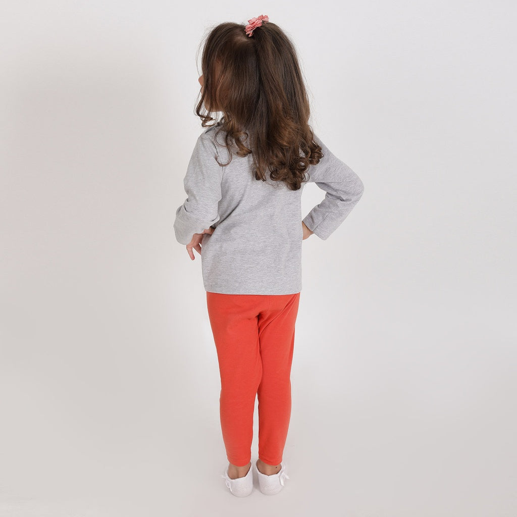 Gris Chiné / Orangé