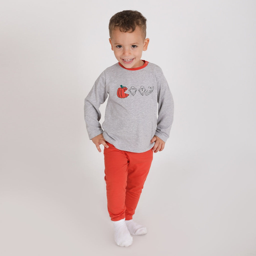 Gris Chiné / Orangé