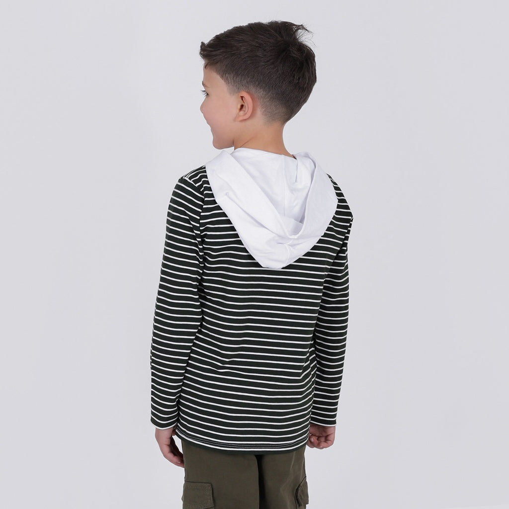 Rayé Vert Blanc & Blanc