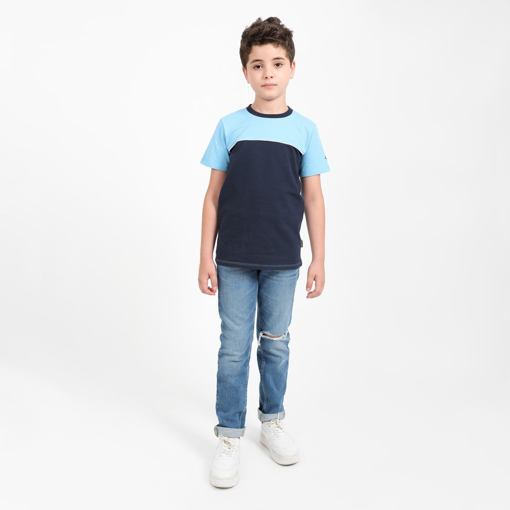 Bleu Marine / Orangé