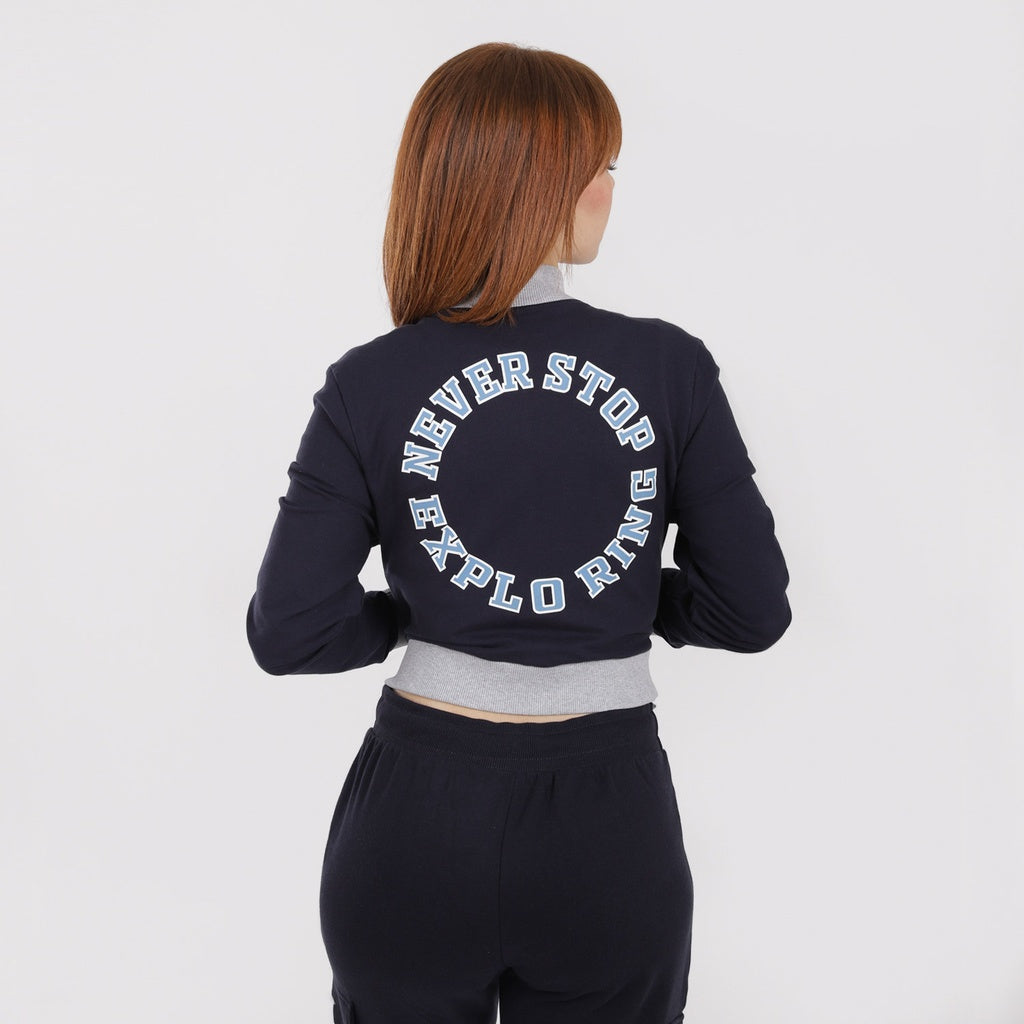 Bleu Marine / Gris Chiné