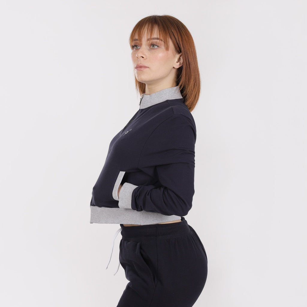 Bleu Marine / Gris Chiné