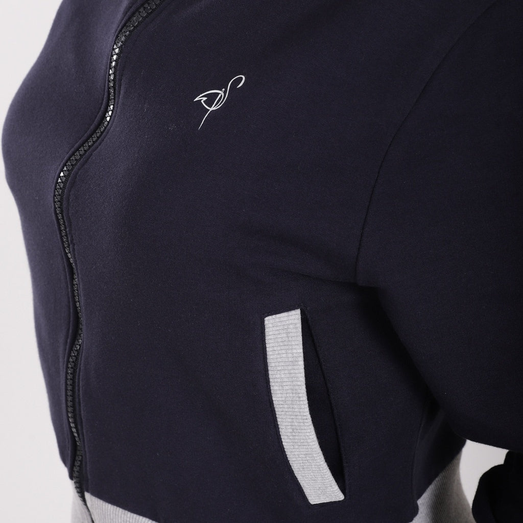 Bleu Marine / Gris Chiné