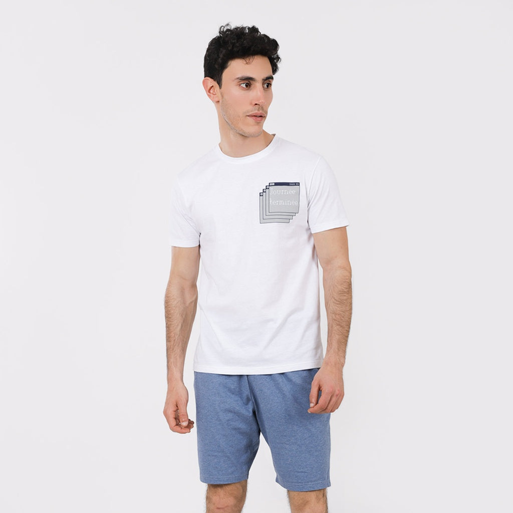 Gris Chiné / Rouge