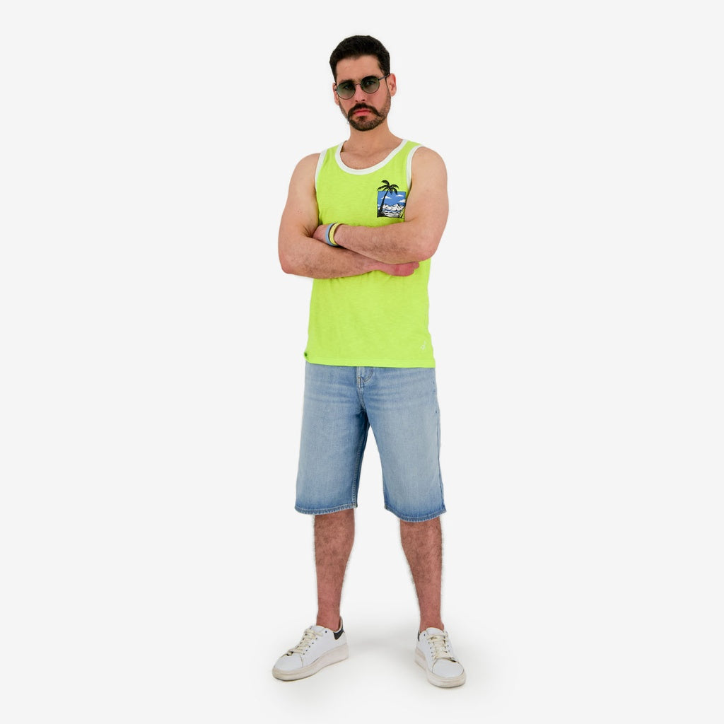 Vert Fluo & Blanc