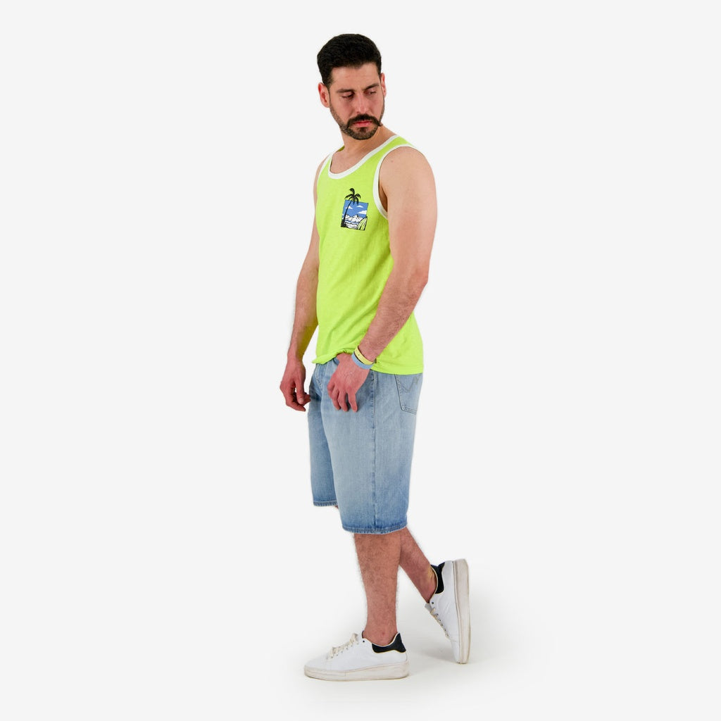 Vert Fluo & Blanc