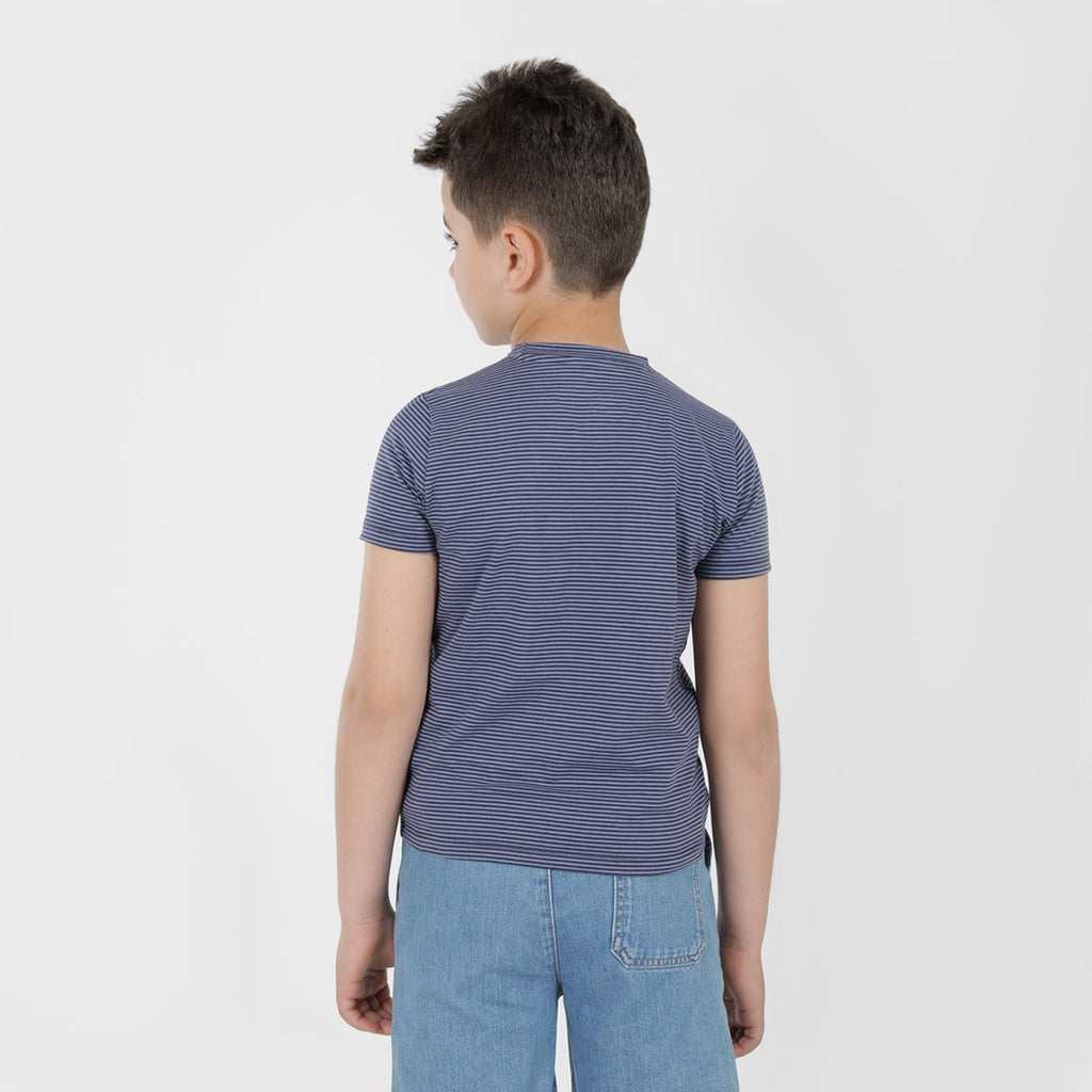 Rayé Bleu Marine