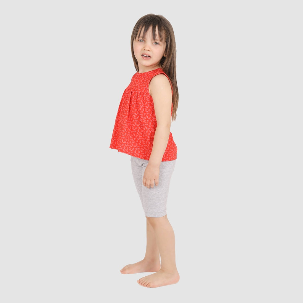 Imprimé Fleur & Gris Chiné