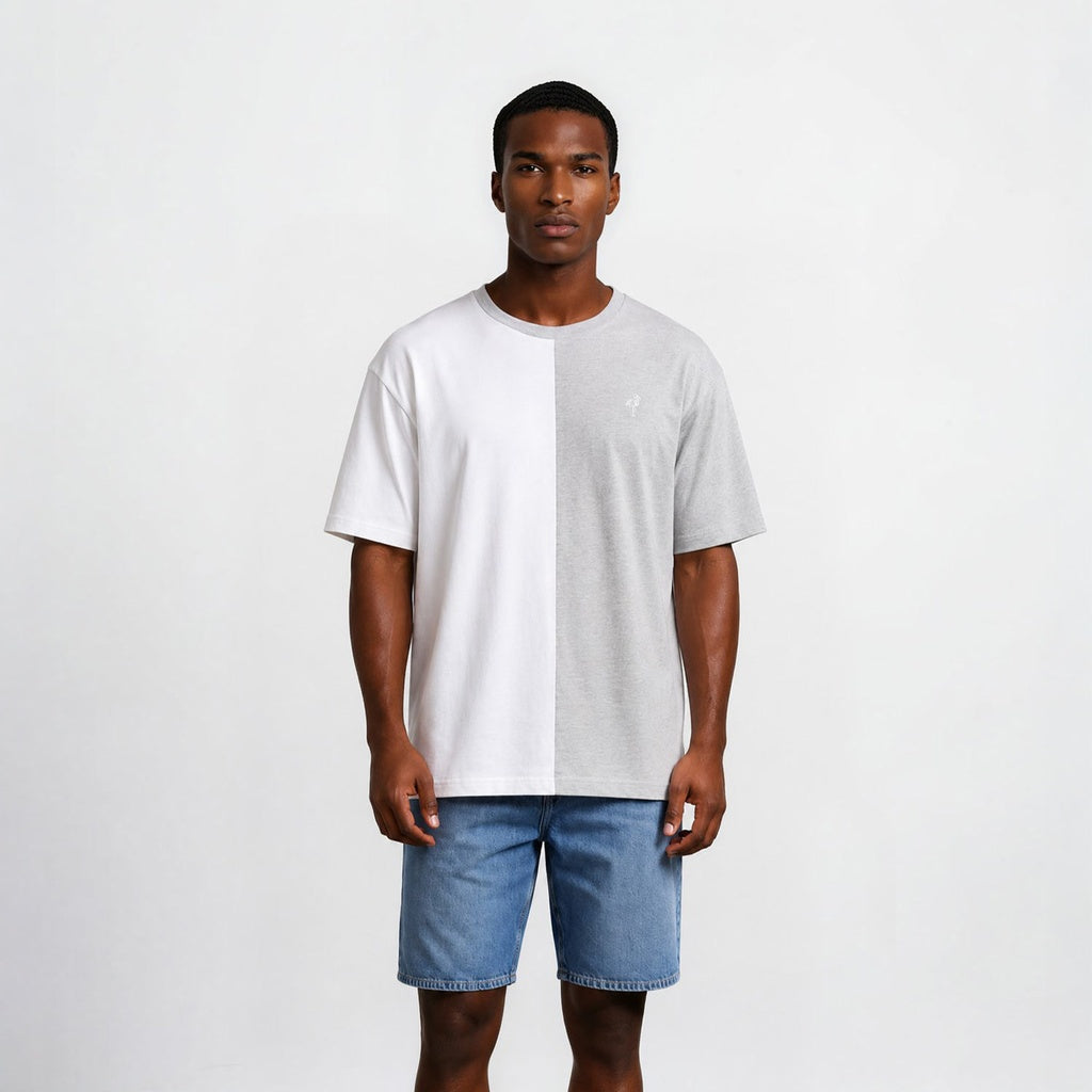 Blanc / Gris Chiné
