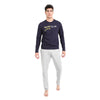 Gris Chiné & Bleu Marine