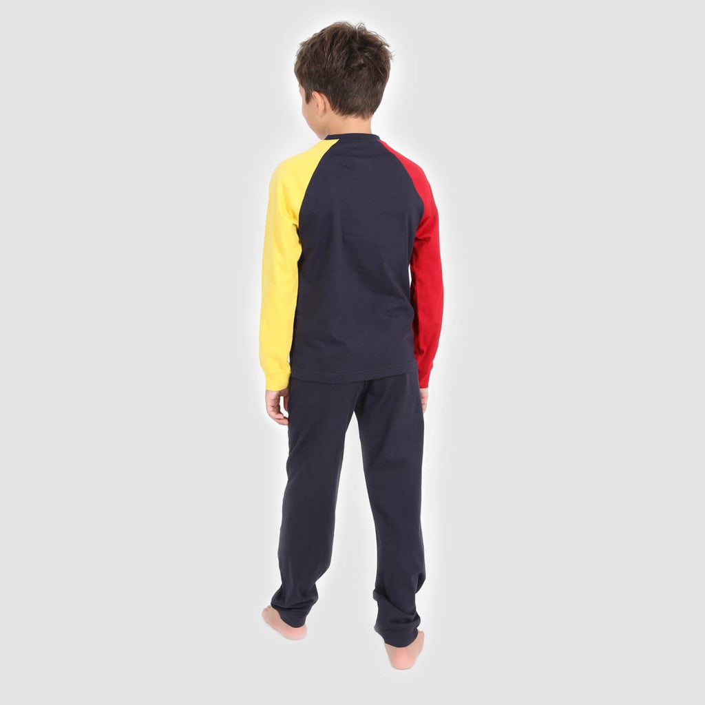 Bleu Marine & Rouge & Jaune