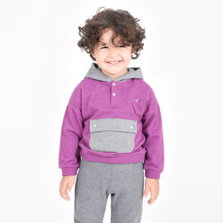 Violet & Gris Chiné Foncé
