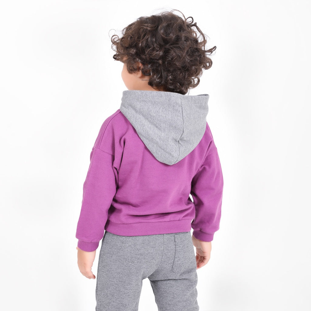 Violet & Gris Chiné Foncé
