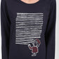 Bleu Marine & Bleu Imprimé Carreaux