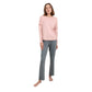 Rose & Gris Chiné Foncé