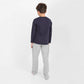 Gris Chiné & Bleu Marine
