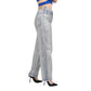 Jeans Bleu Moyen Effet Metallique Rose