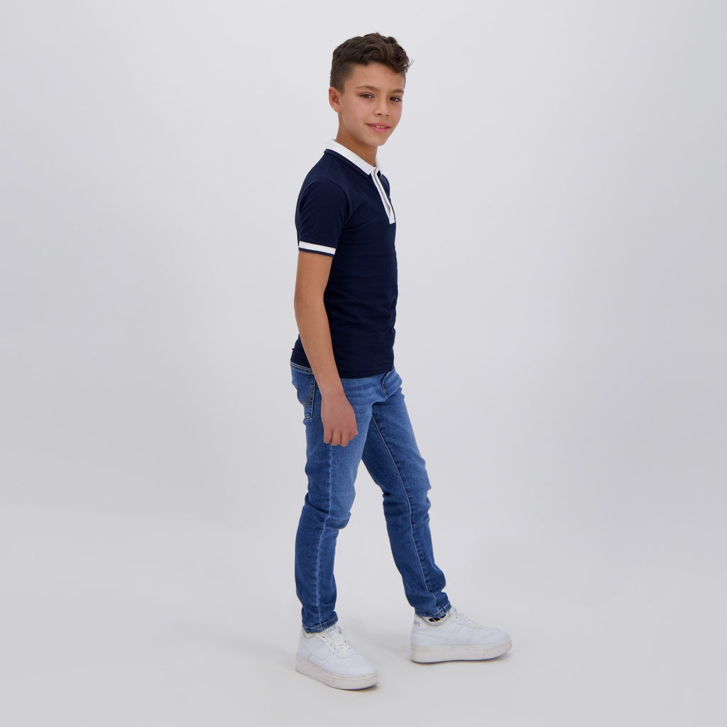 Bleu Marine & Blanc