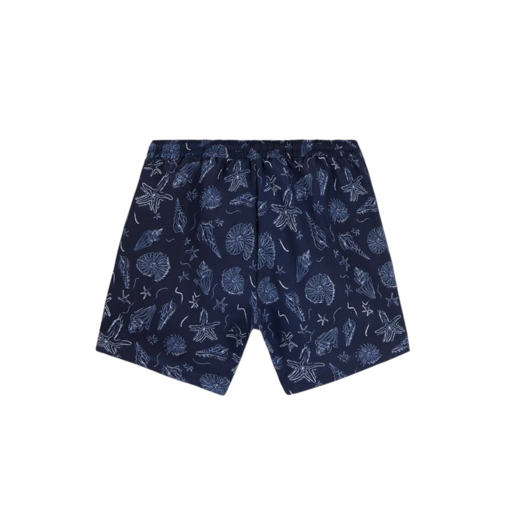 Bleu Marine Imprimé Coquillage