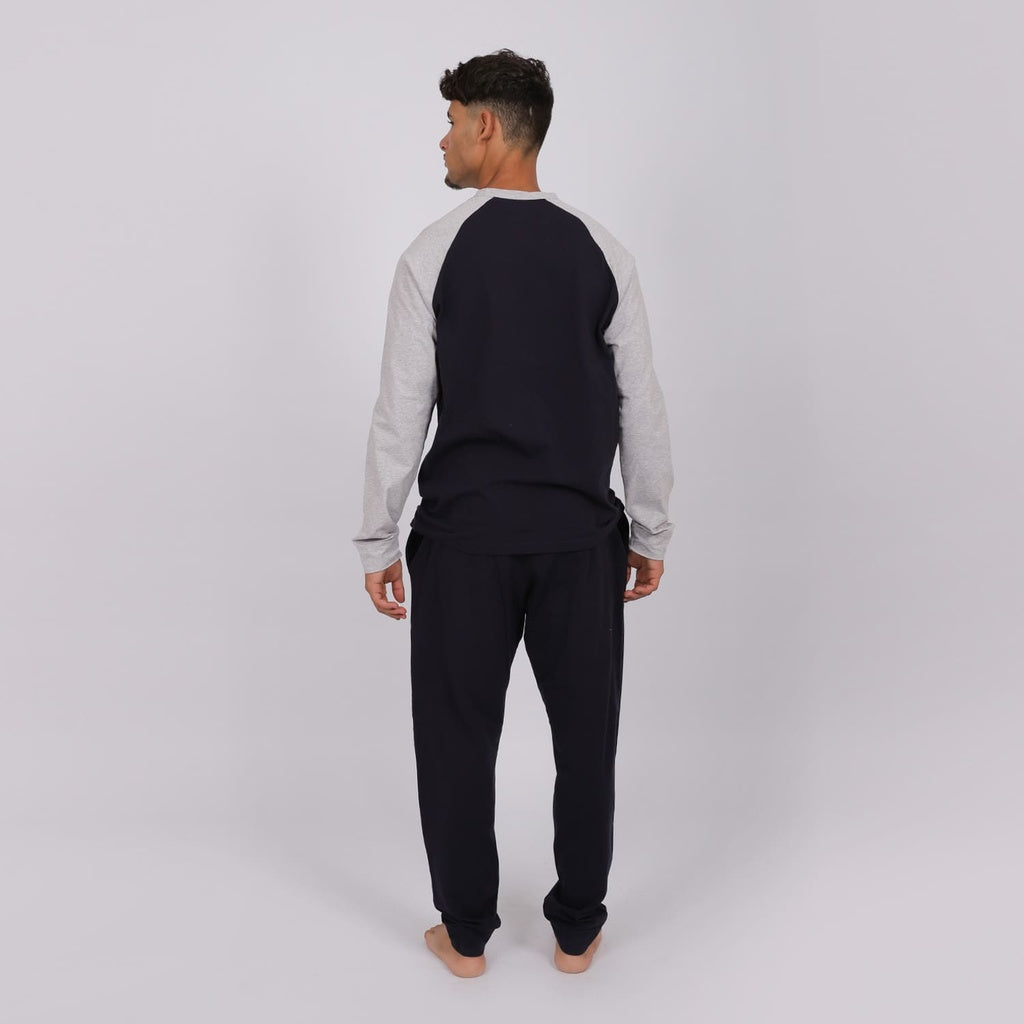 Gris Chiné & Bleu Marine