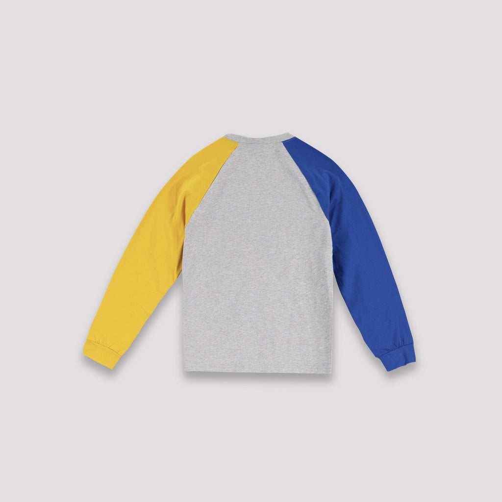 Gris Chiné & Bleu Clair & Jaune