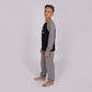 Noir & Gris Imprimé Motif Noir