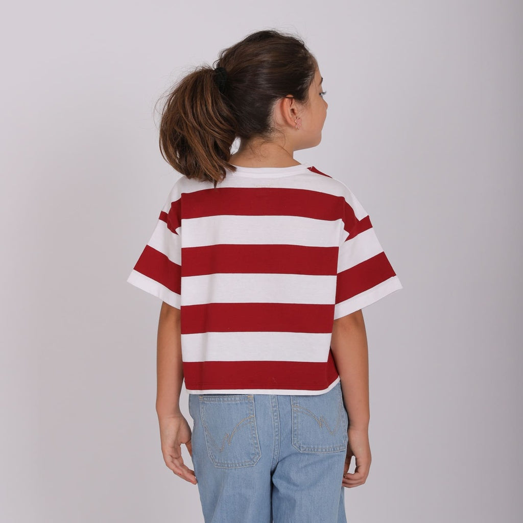 Blanc Rayé Rouge