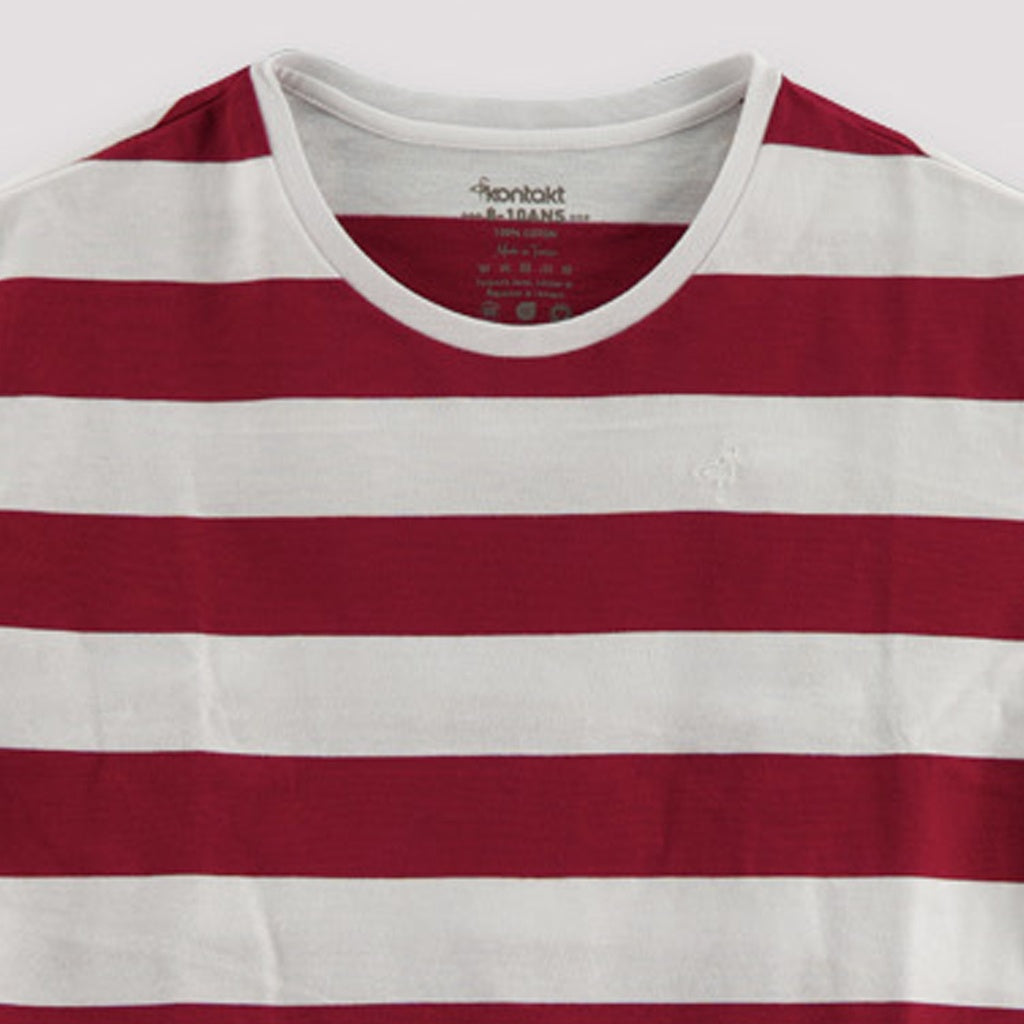 Blanc Rayé Rouge