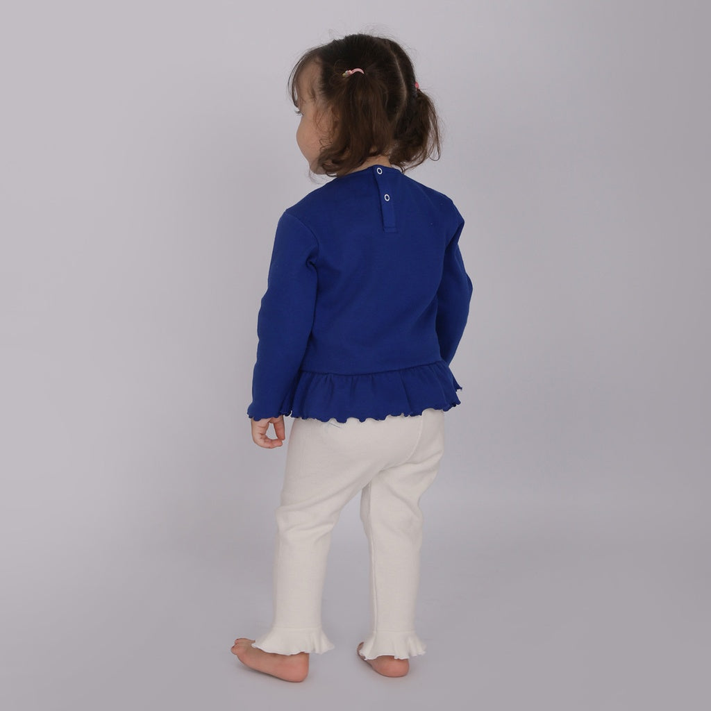 Bleu Roi & Blanc Cassé
