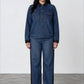 Jeans Bleu Foncé & Noir