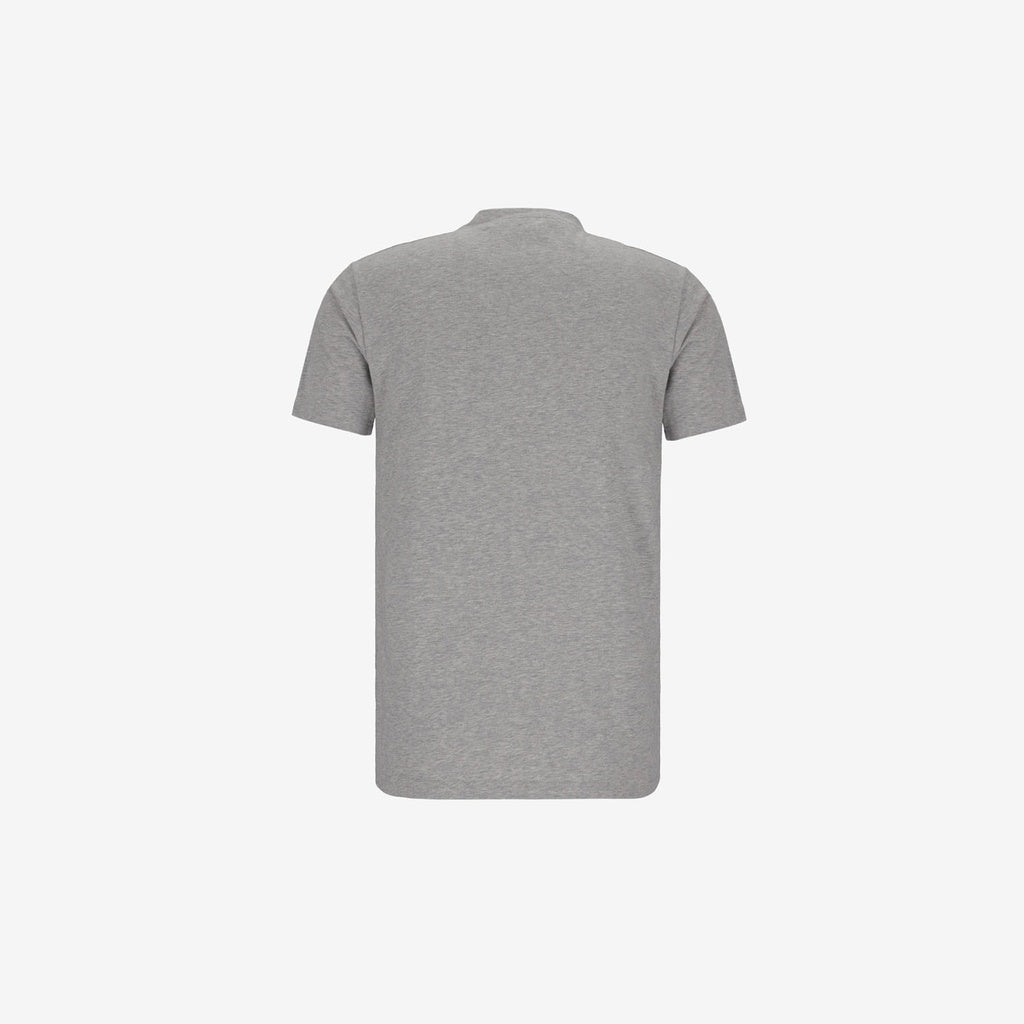 Gris Chiné & Noir Imprimé Camera