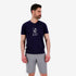 Bleu Marine & Gris Imprimé Forme