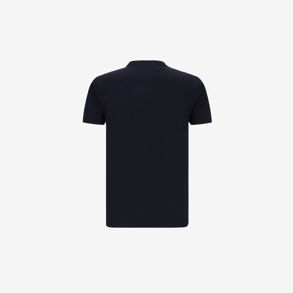 Bleu Marine & Gris Imprimé Forme