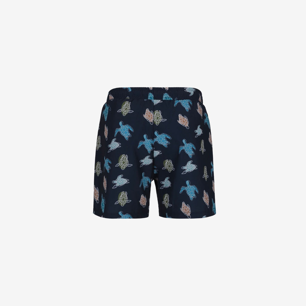 Bleu Marine Imprimé All Over Tortue de Mer