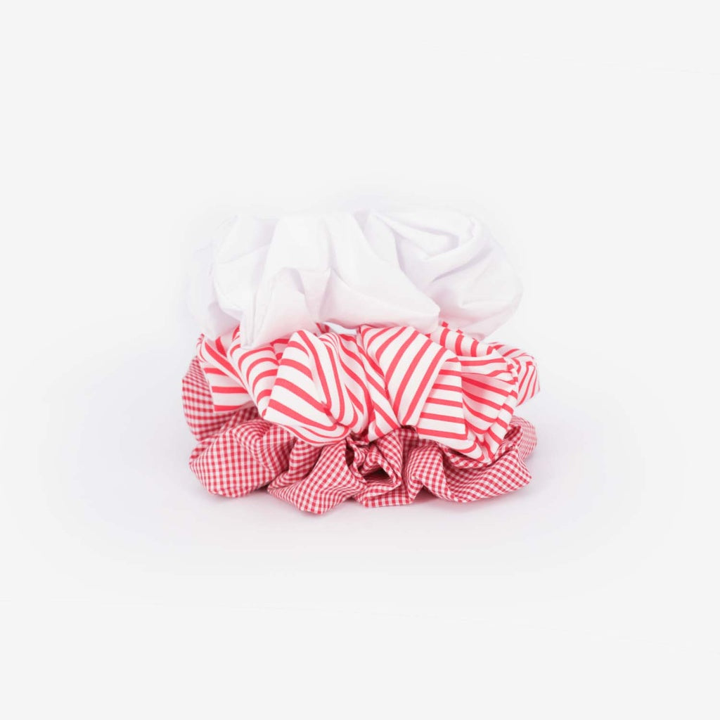 Rouge Imprimé Rayure & Carreaux Rouge et Blanc & Blanc