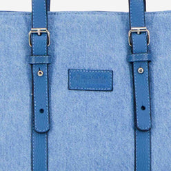 Jeans Bleu Clair & Cuir Bleu Clair