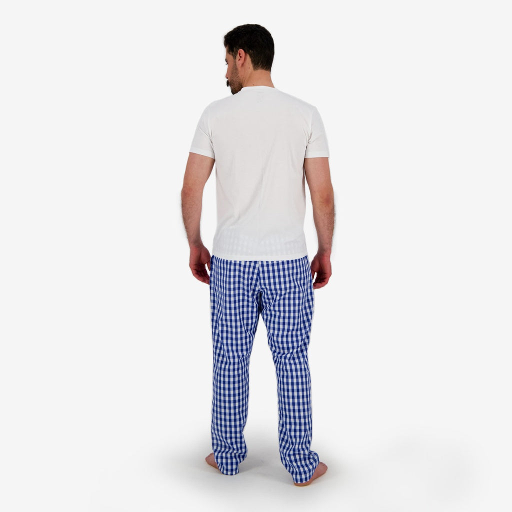 Blanc & Bleu Carreaux
