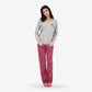 Gris & Rouge Imprimé Paisy