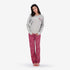 Gris & Rouge Imprimé Paisy