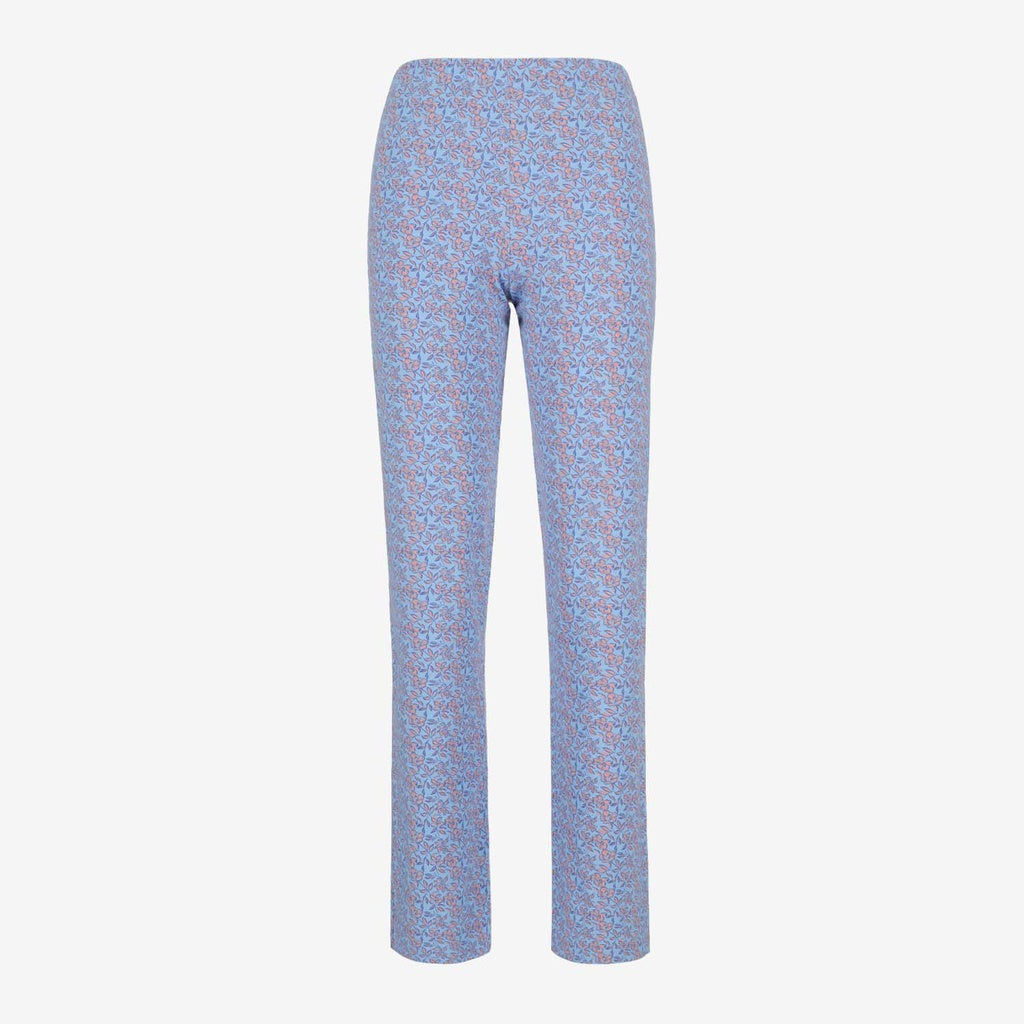 Rose Claire & Bleu Imprimé Lilas Flower