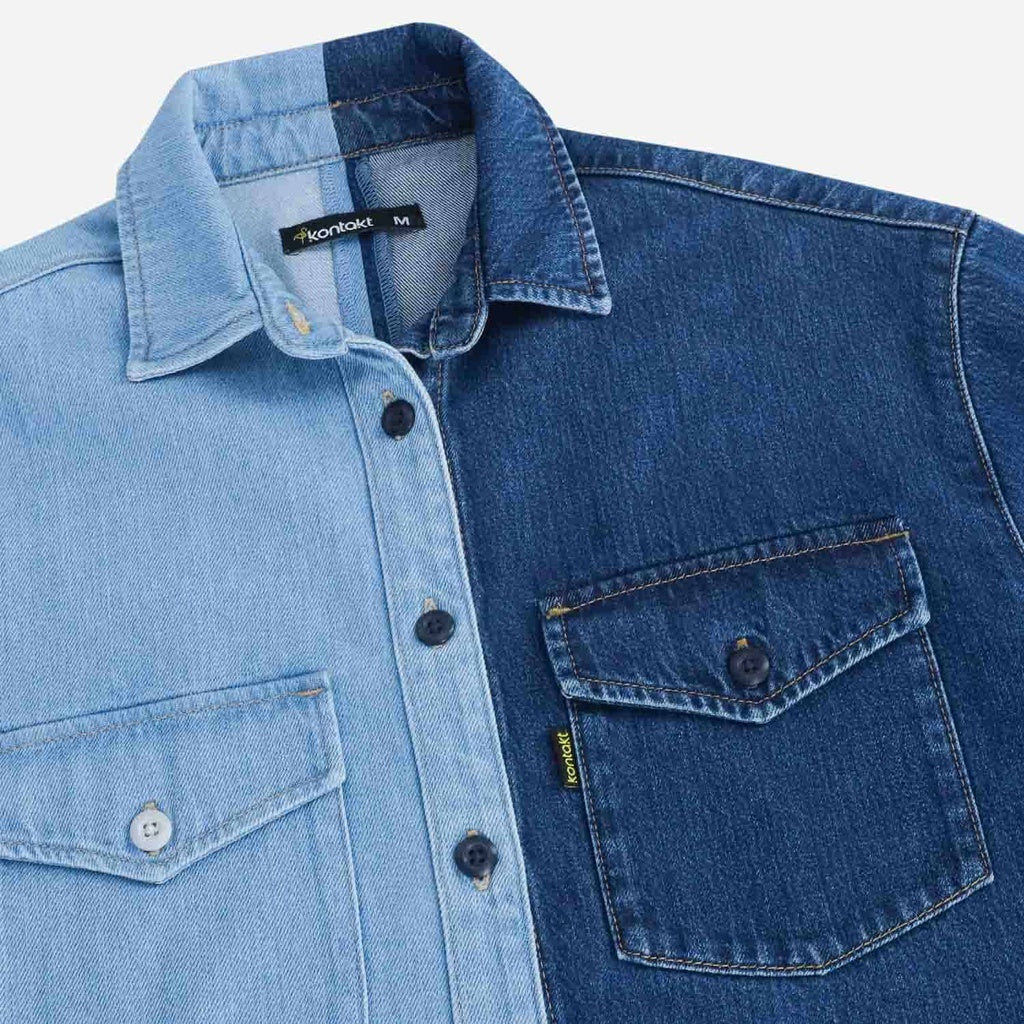 Jeans Bleu Clair & Jeans Bleu Moyen