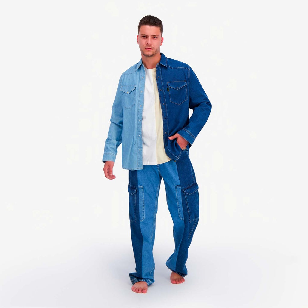 Jeans Bleu Moyen & Jeans Bleu Clair