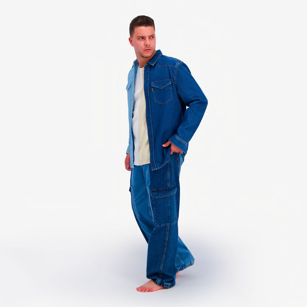 Jeans Bleu Moyen & Jeans Bleu Clair