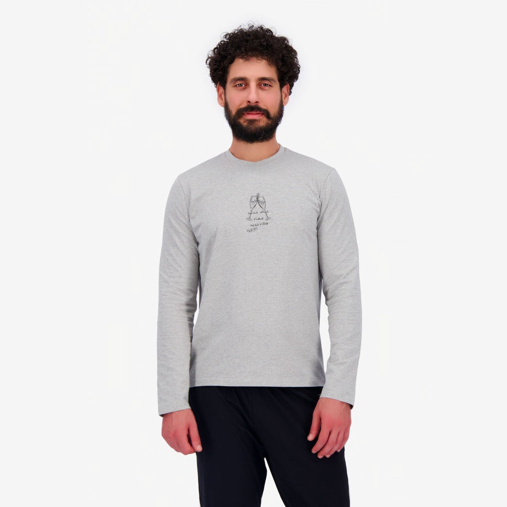 Gris Chiné / Noir