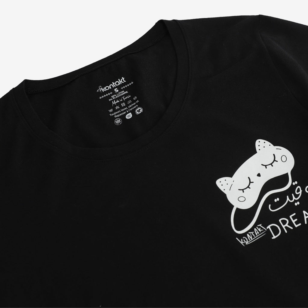 Noir & Noir Imprimé Point