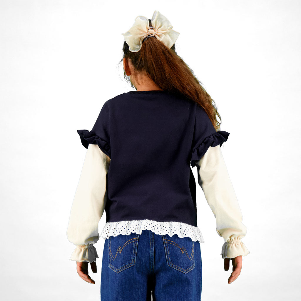 Bleu Marine & Blanc