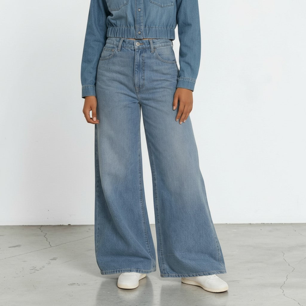 Jeans Bleu Moyen