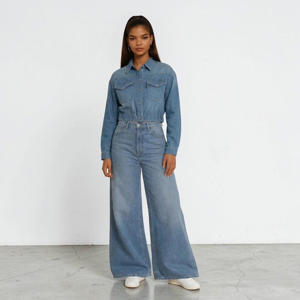 Jeans Bleu Moyen