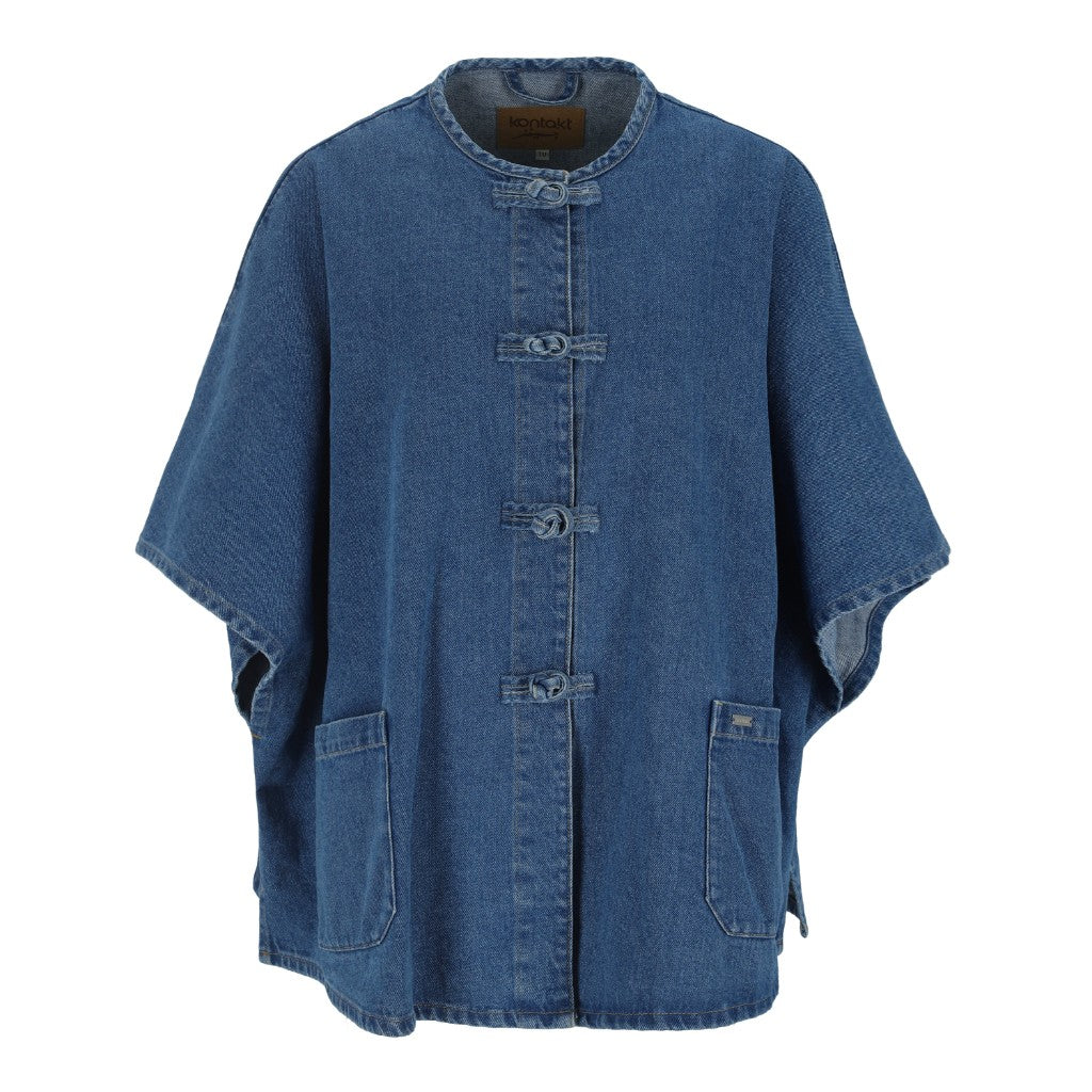 Poncho femme avec poche plaquée - ZINA 2.0